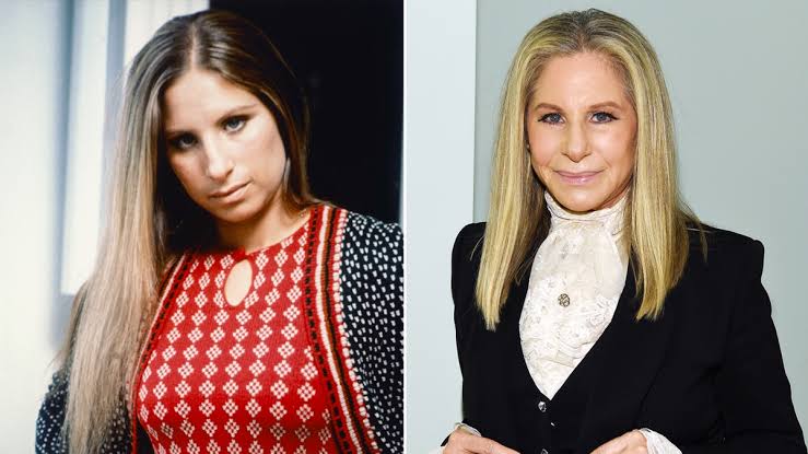 Barbra Streisand Young and Old