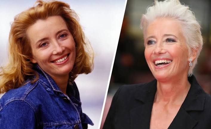 Emma Thompson Young and Old