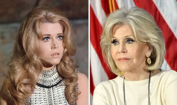 Jane Fonda Young and Old