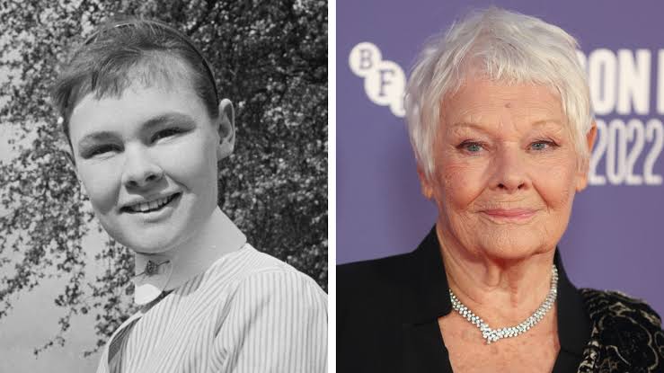 Judi Dench Young and Old