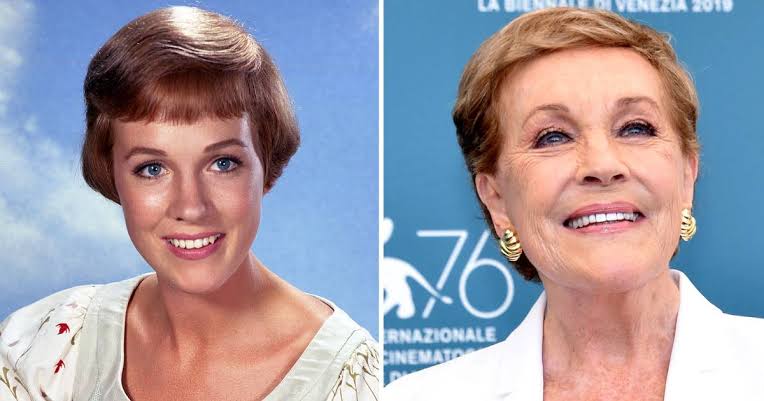 Julie Andrews Young and Old